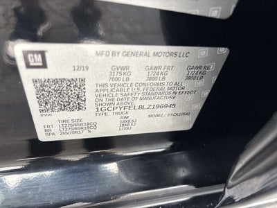 2020 Chevrolet Silverado 1500 LT Trail Boss