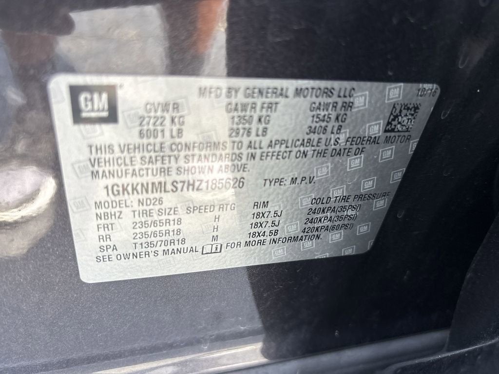 2017 GMC Acadia SLT