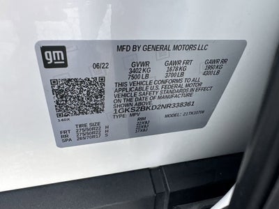 2022 GMC Yukon SLT