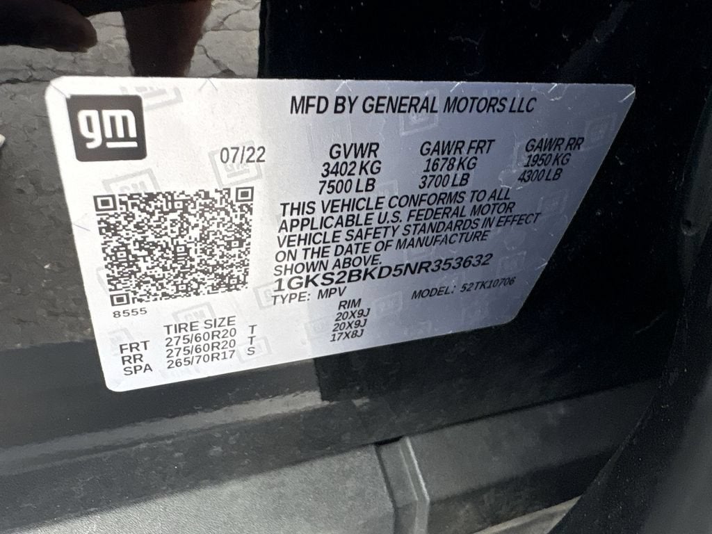 2022 GMC Yukon SLT