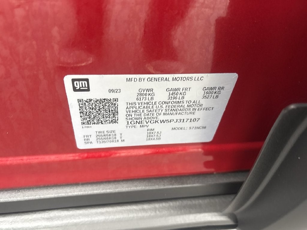 2023 Chevrolet Traverse LT Cloth