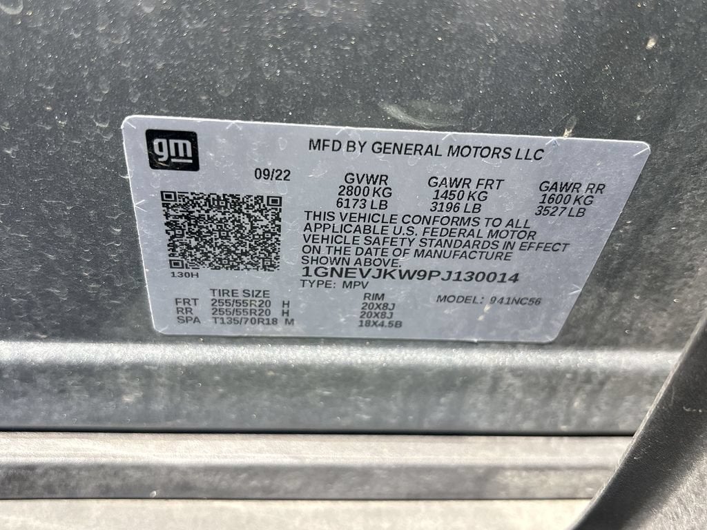2023 Chevrolet Traverse RS