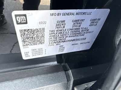 2022 Chevrolet Tahoe LT