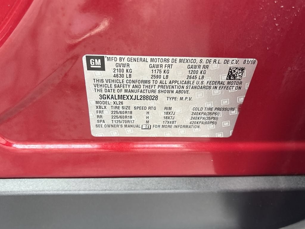 2018 GMC Terrain SLE