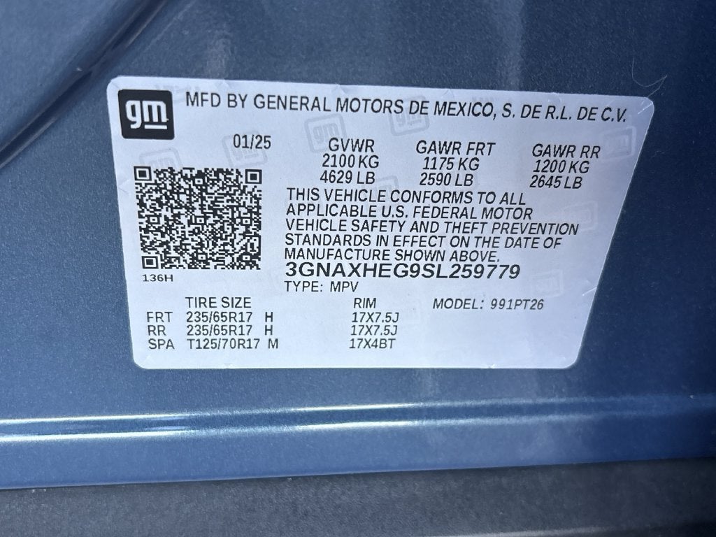 2025 Chevrolet Equinox LT