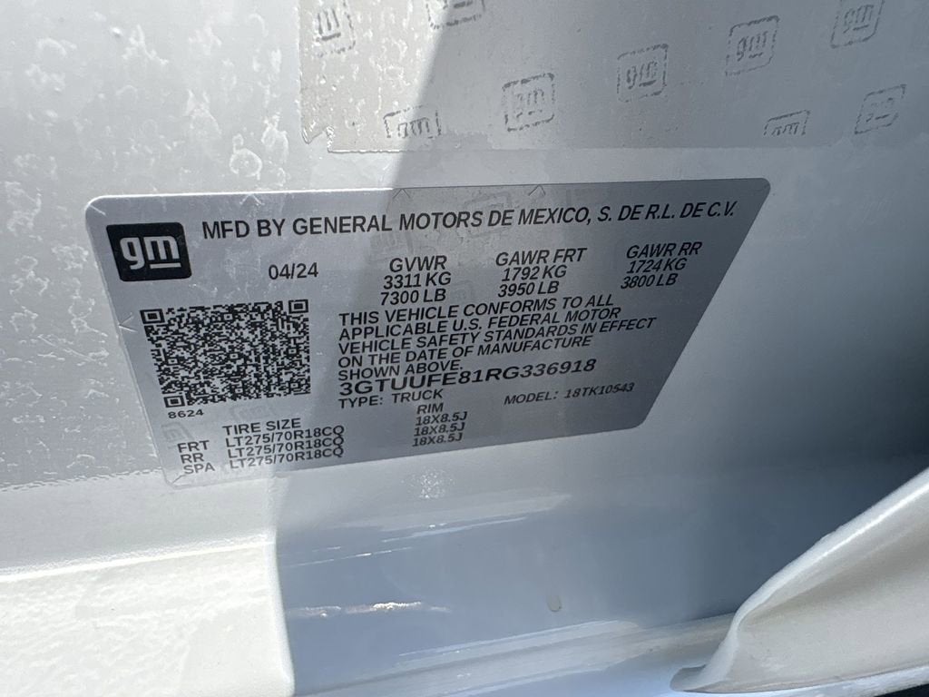 2024 GMC Sierra 1500 AT4X