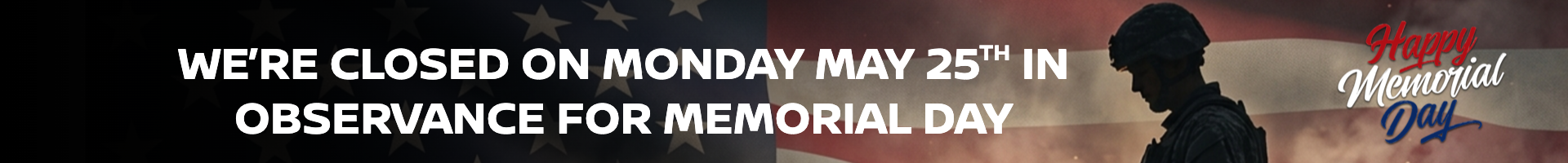 Memorial Day Banner